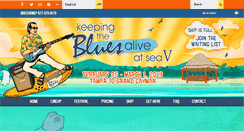 Desktop Screenshot of bluesaliveatsea.com