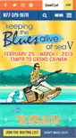 Mobile Screenshot of bluesaliveatsea.com