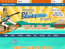 Tablet Screenshot of bluesaliveatsea.com